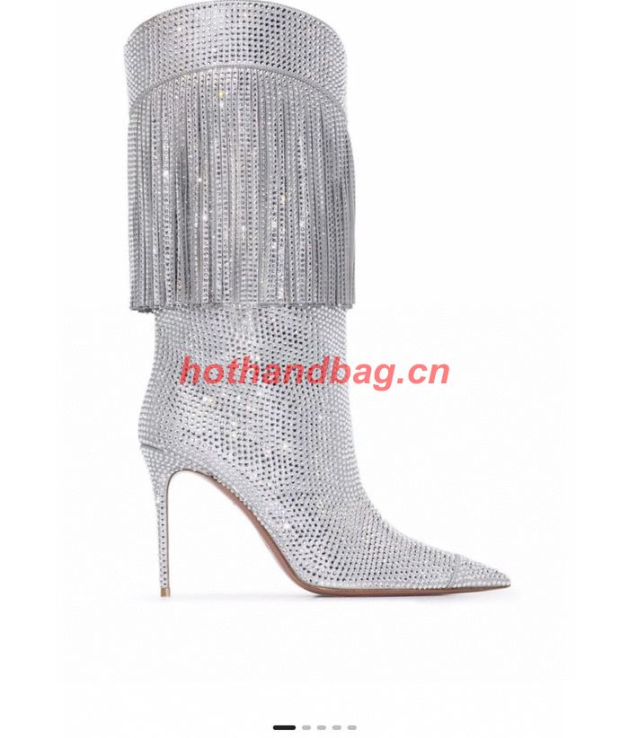 Amina Muaddi Shoes AMS00030 Heel 9.5CM